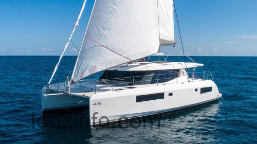 Leopard 45 Sailing Catamaran karta techniczna i opinie